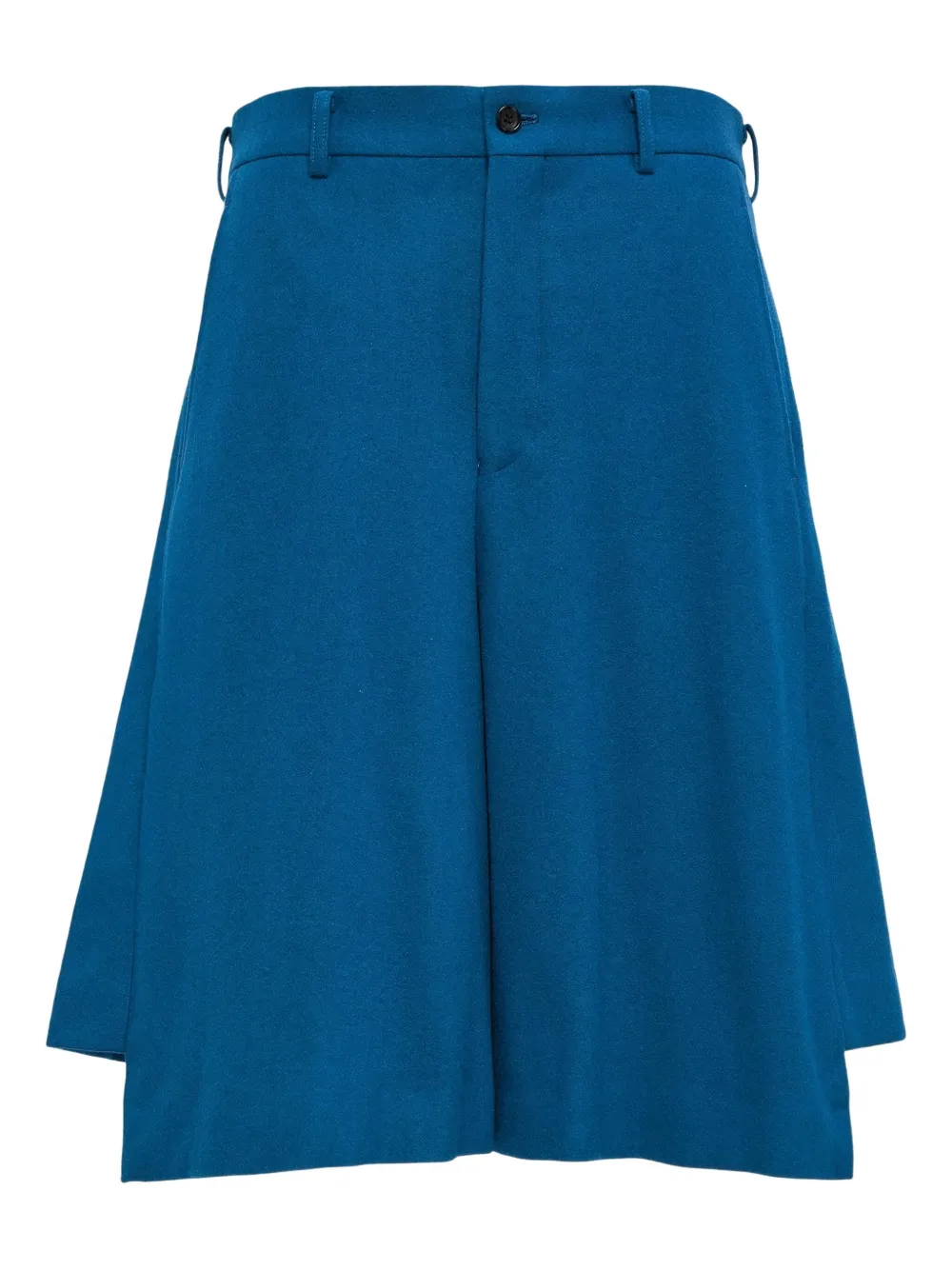 Comme des Garçons Homme Plus buttoned tailored shorts | Blue | Image 1