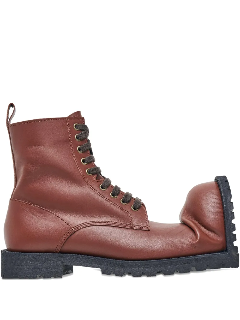 Comme des Garçons Homme Plus botas con puntera oversize | marrón | Image 1