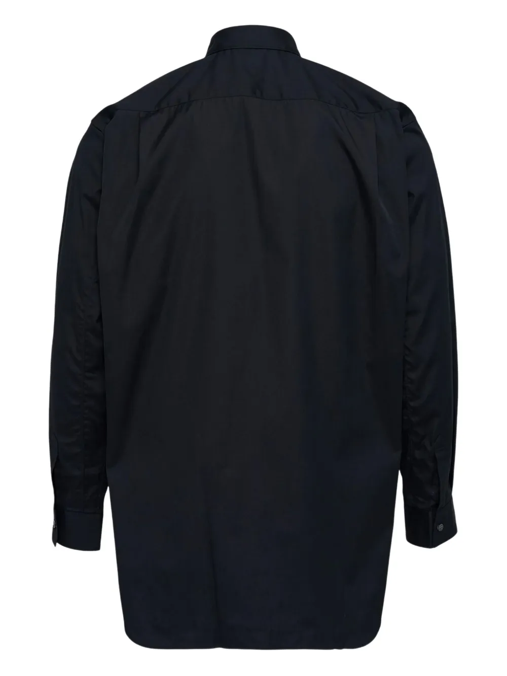 Comme Des Garçons Shirt letter-print zip-embellished shirt - Zwart