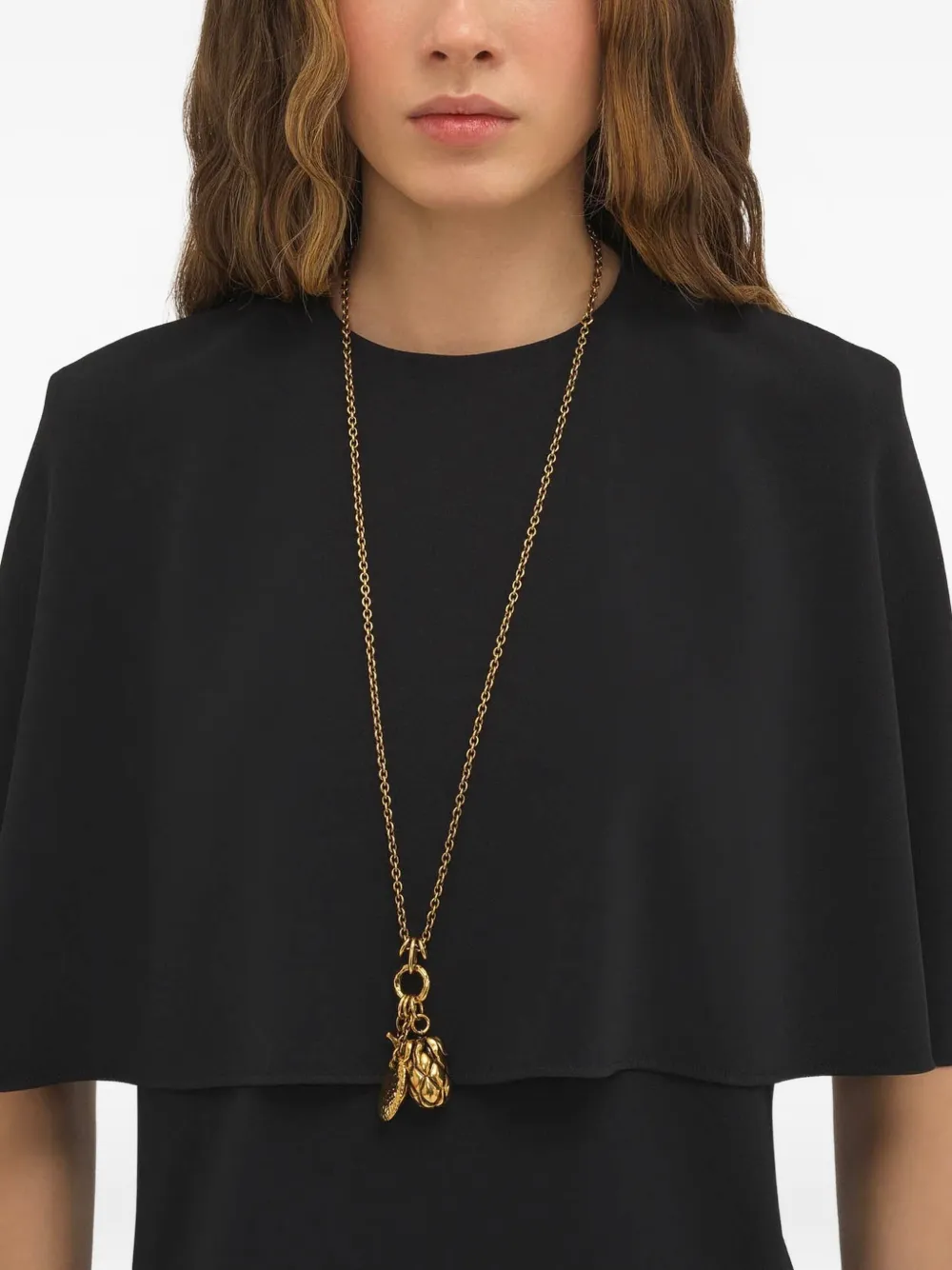 Chloé Fruits halsketting met drie hangers - Goud