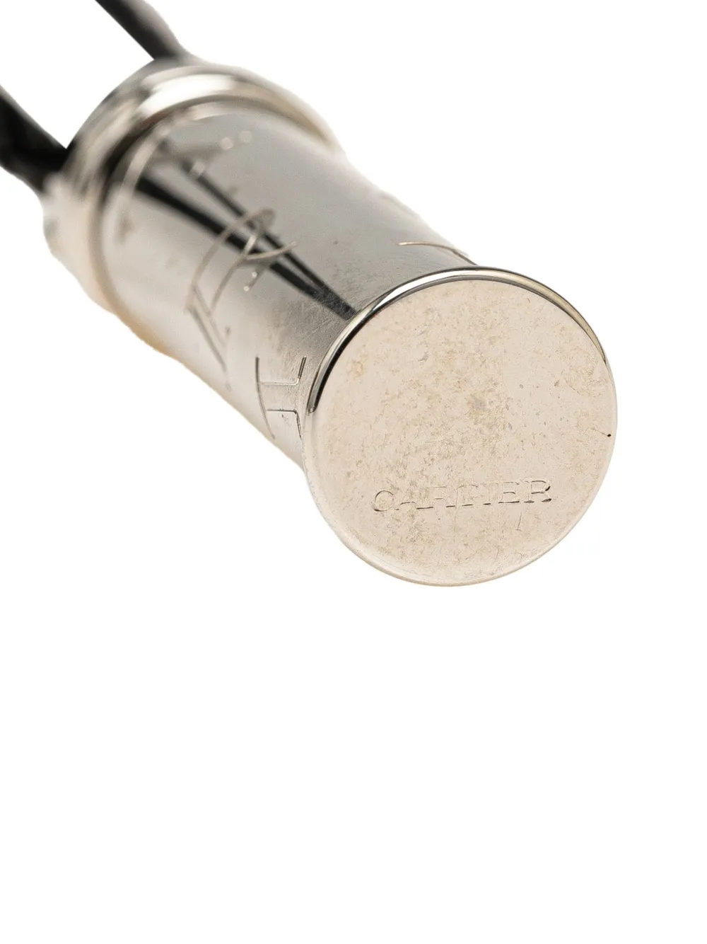 Cartier 2000-2015 Silver Plated Logo Pill Case Pendant Necklace costume necklace | Women | Image 2