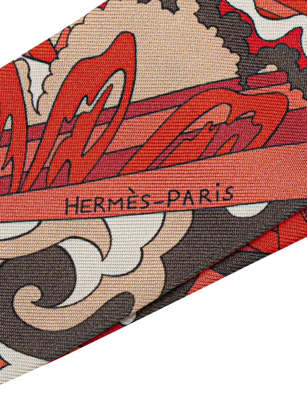 Hermès Pre-Owned 2000-2020 L Ivresse De L Infini Silk Twilly Scarf scarves | Image 2