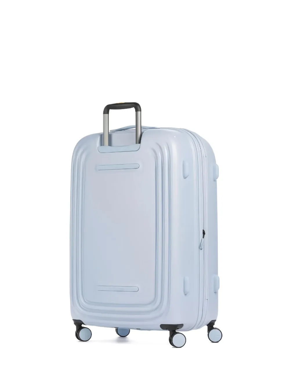 Mandarina Duck Large Logoduck Embossed Luggage In Blue