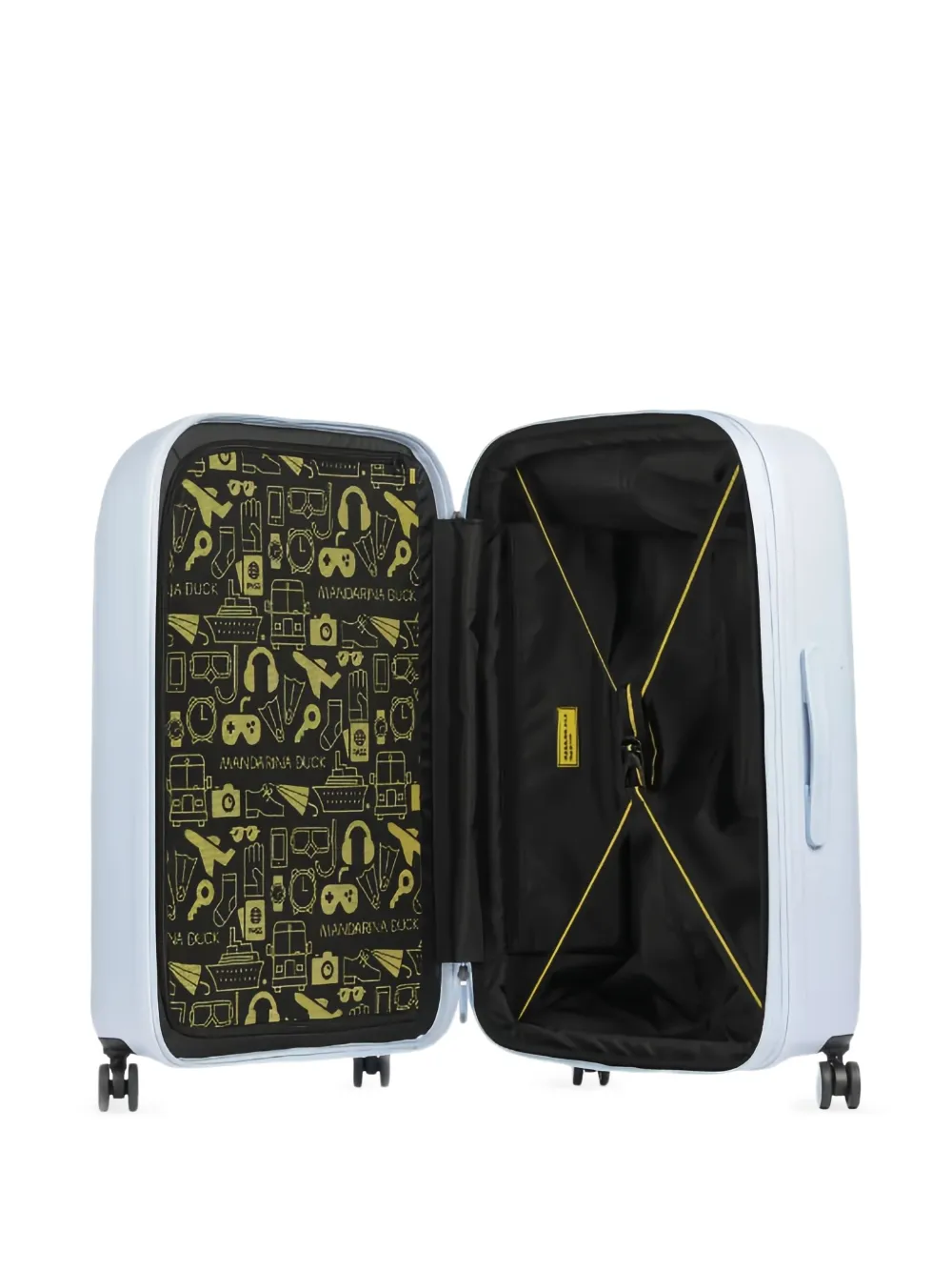 Mandarina Duck large Logoduck embossed luggage | Blue | Image 1