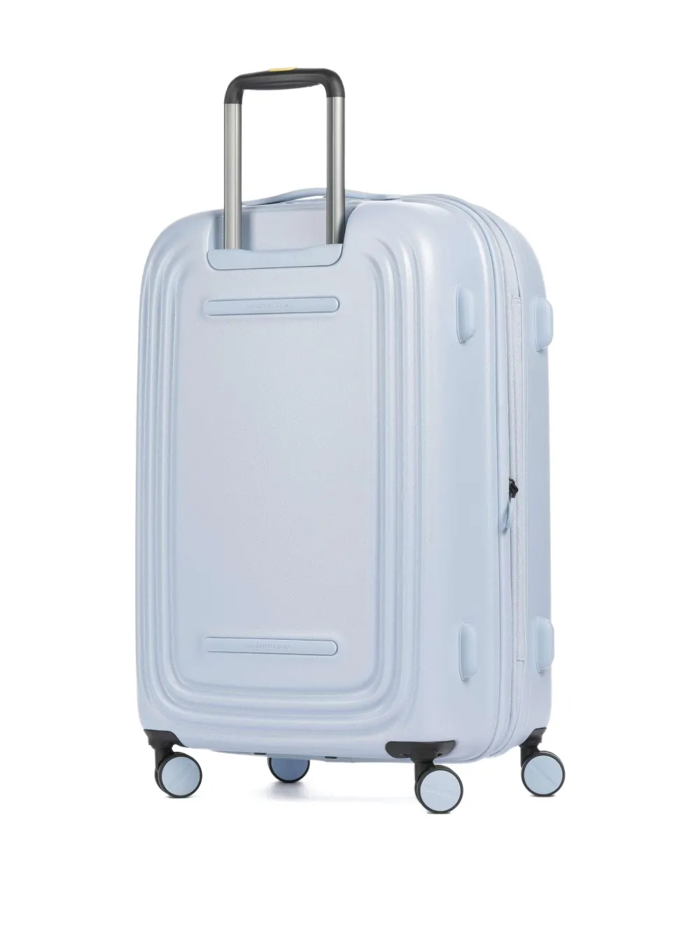 Mandarina Duck Medium Logoduck reistas met reliëf Blauw