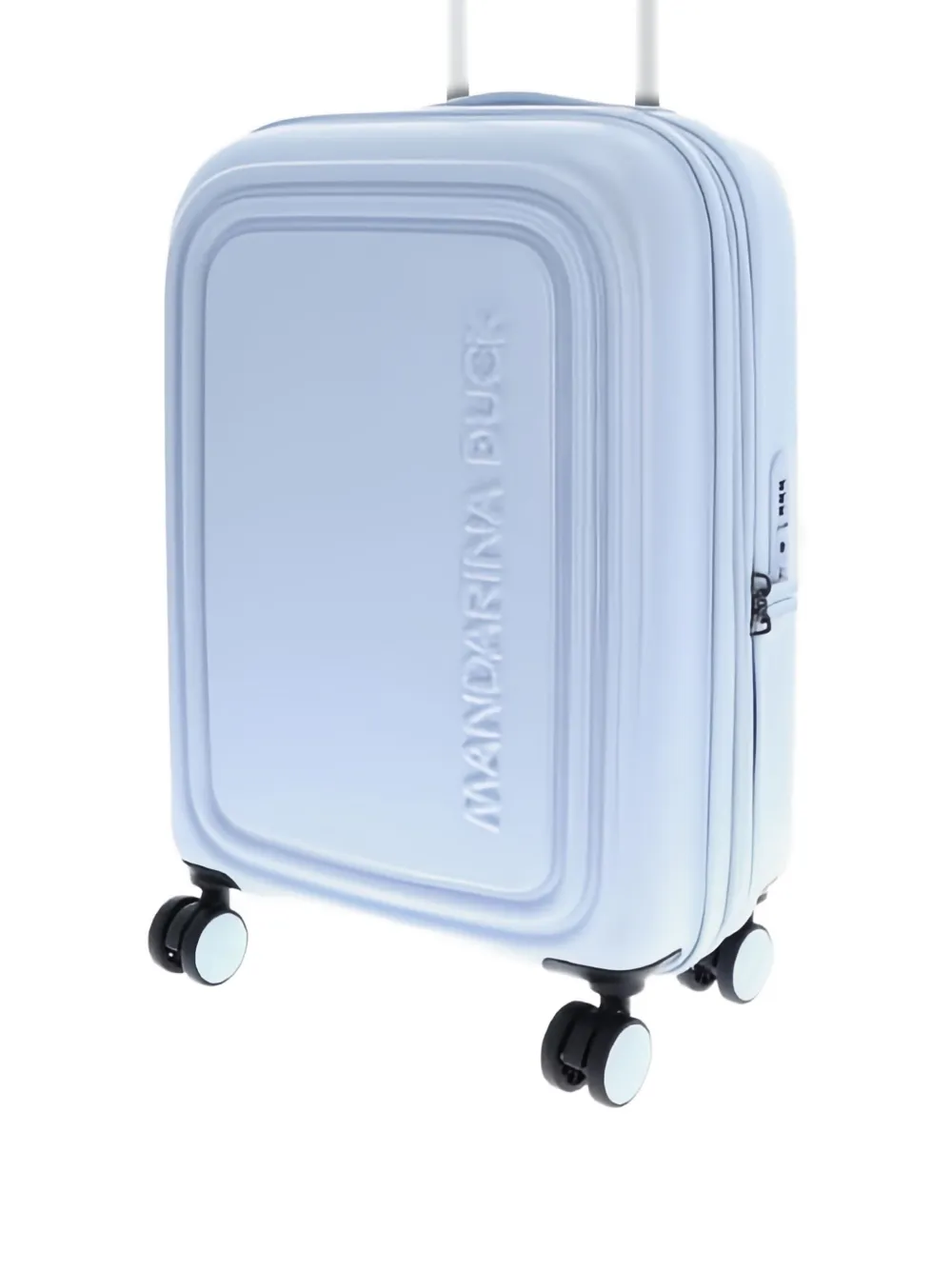 Mandarina Duck Logoduck Embossed Suitcases In Blue