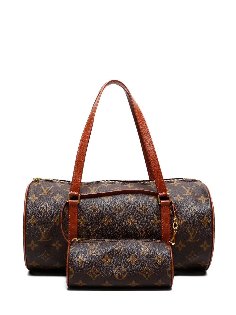 Louis Vuitton Pre-Owned 1999 モノグラム パピヨン ショルダーバッグ - ブラウン Louis Vuitton Pre-Owned 1999 モノグラム パピヨン ショルダーバッグ - ブラウン