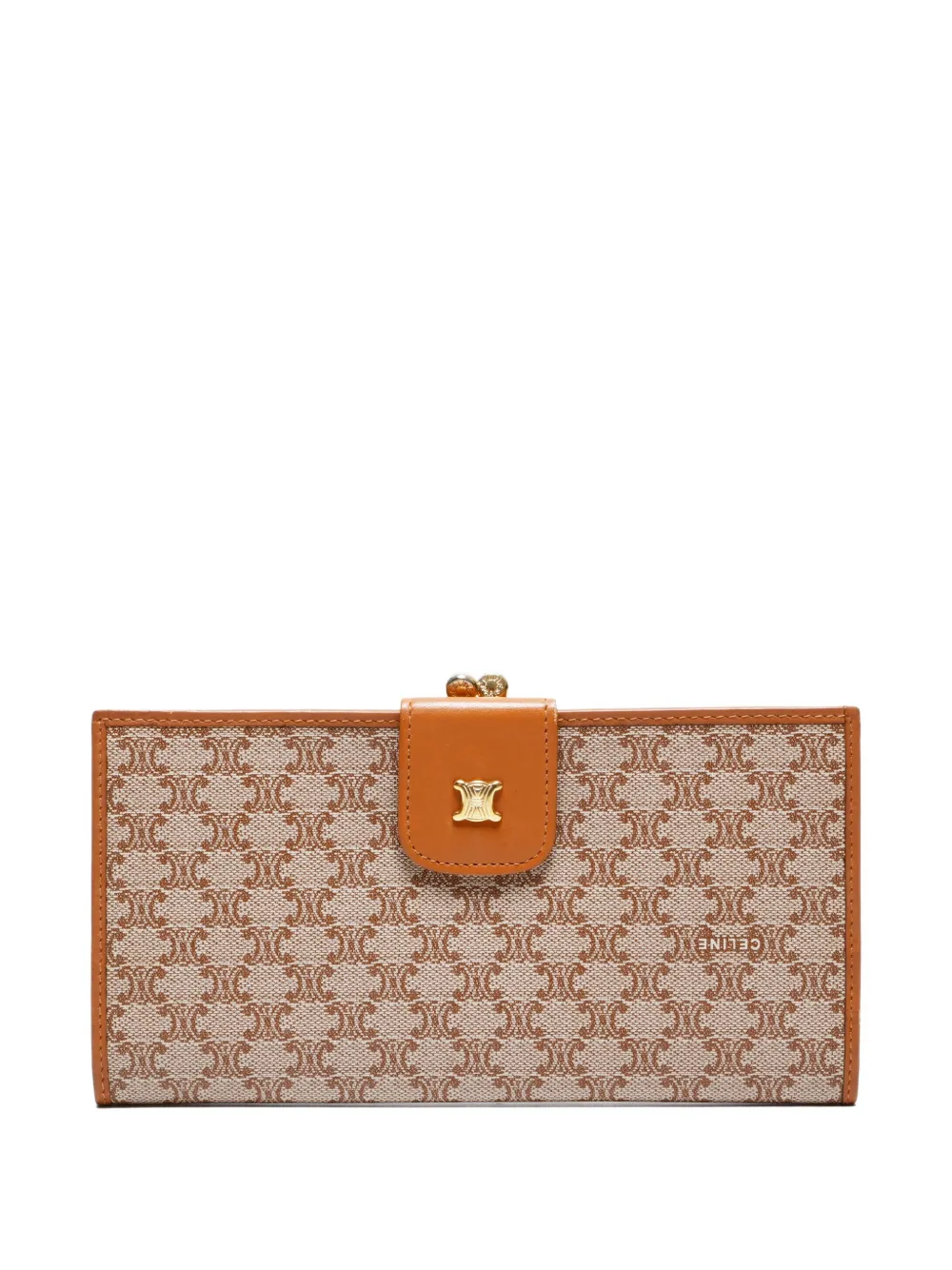 Celine Pre-Owned 1990-2000s マカダム財布 - ブラウン Celine Pre-Owned 1990-2000s マカダム財布 - ブラウン