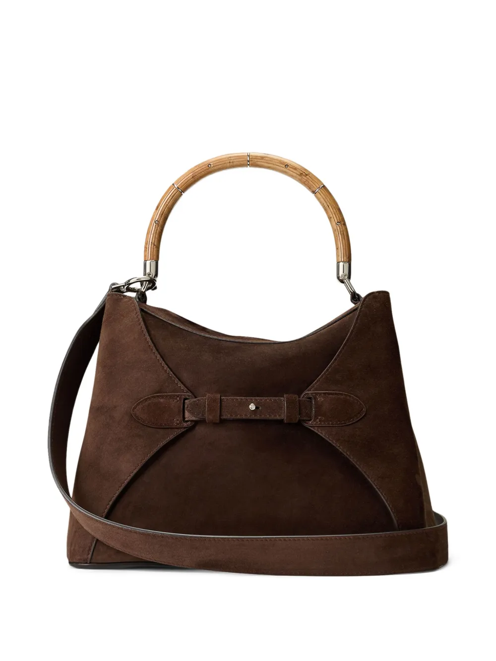 Ralph Lauren Collection Shopper met bamboe handgreep - Bruin