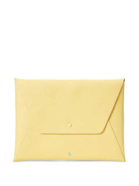 Polo Ralph Lauren envelope leather pouch
