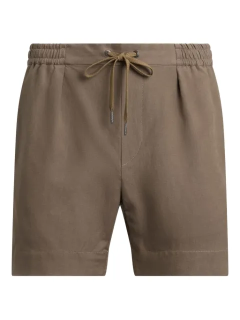 Ralph Lauren Purple Label pleated drawstring shorts
