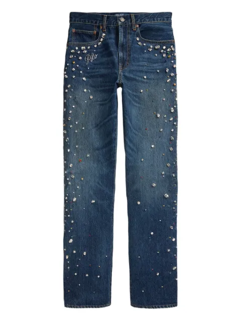Polo Ralph Lauren crystal-embellished jeans