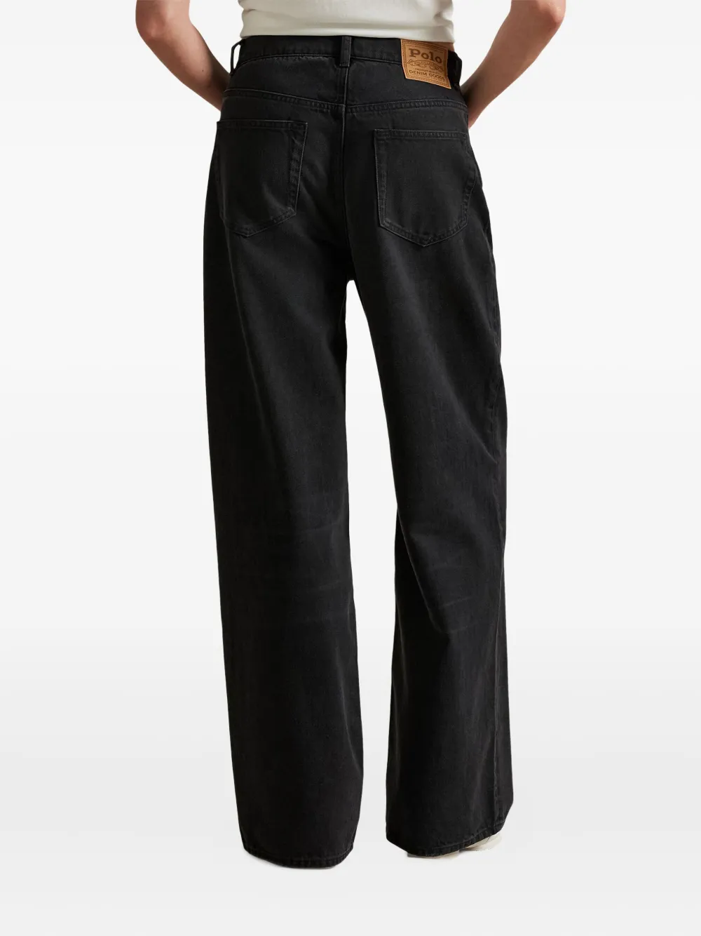 Polo Ralph Lauren High-waisted Jeans In Black