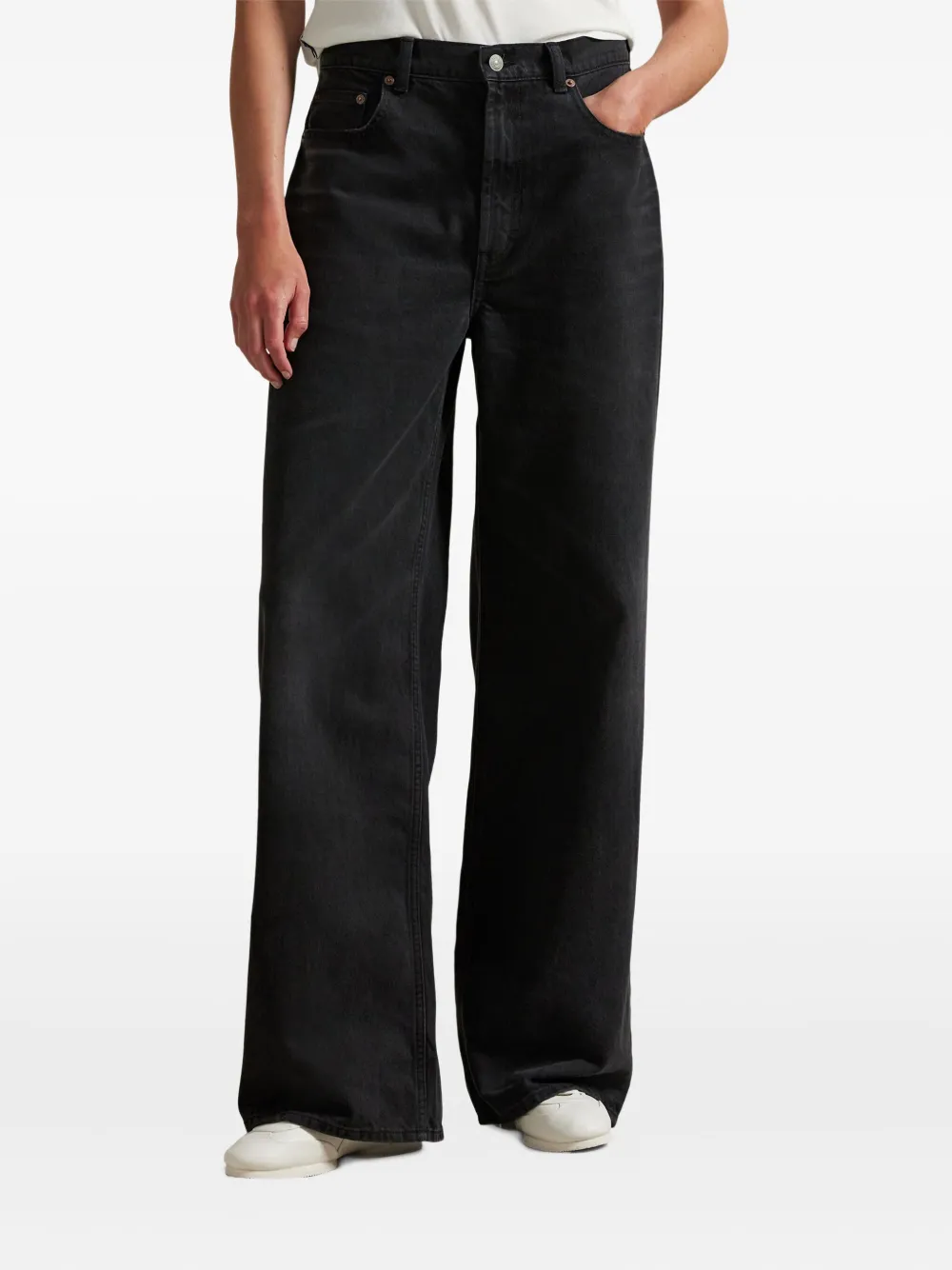 Polo Ralph Lauren High-waisted Jeans In Black