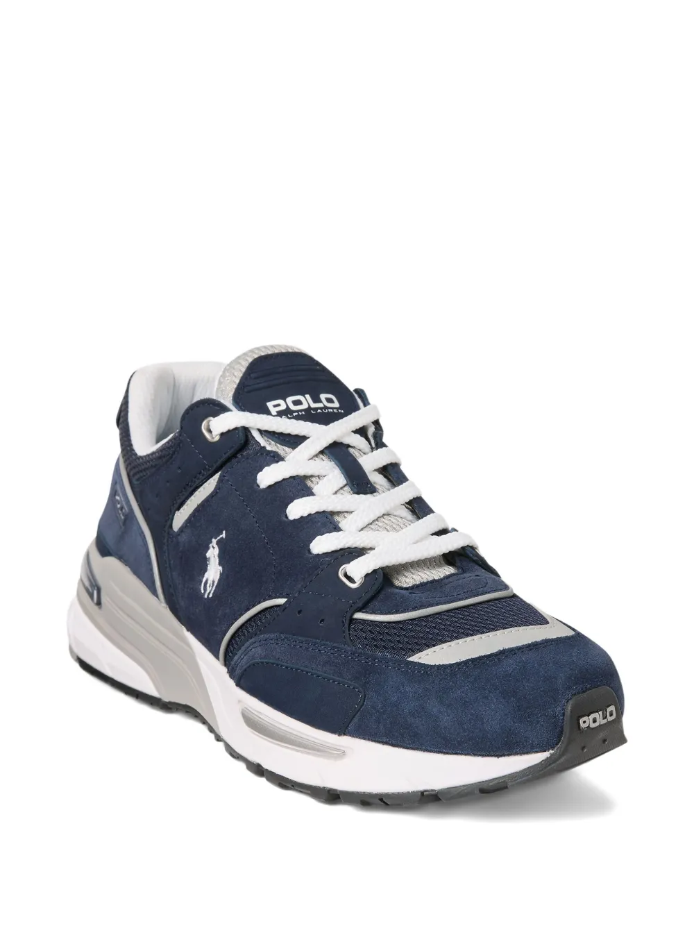 Polo Ralph Lauren polo player logo leather sneakers White