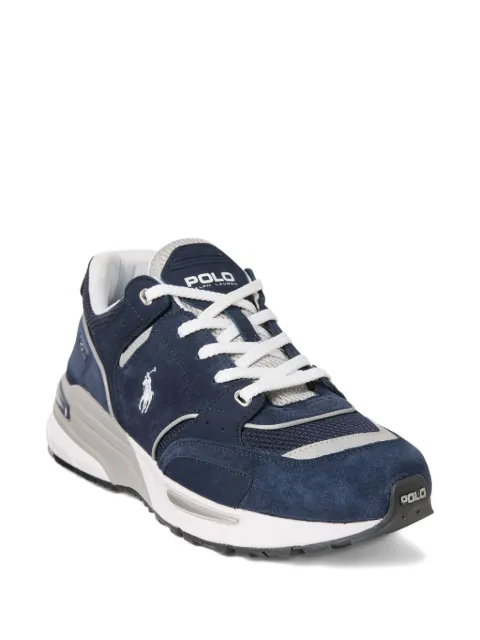 Polo Ralph Lauren Sneakers in rete con inserti in pelle scamosciata