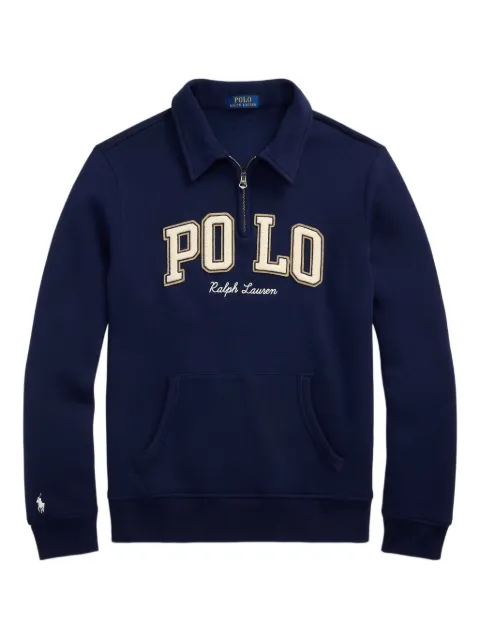 Polo Ralph Lauren logo-embroidered half-zip sweatshirt