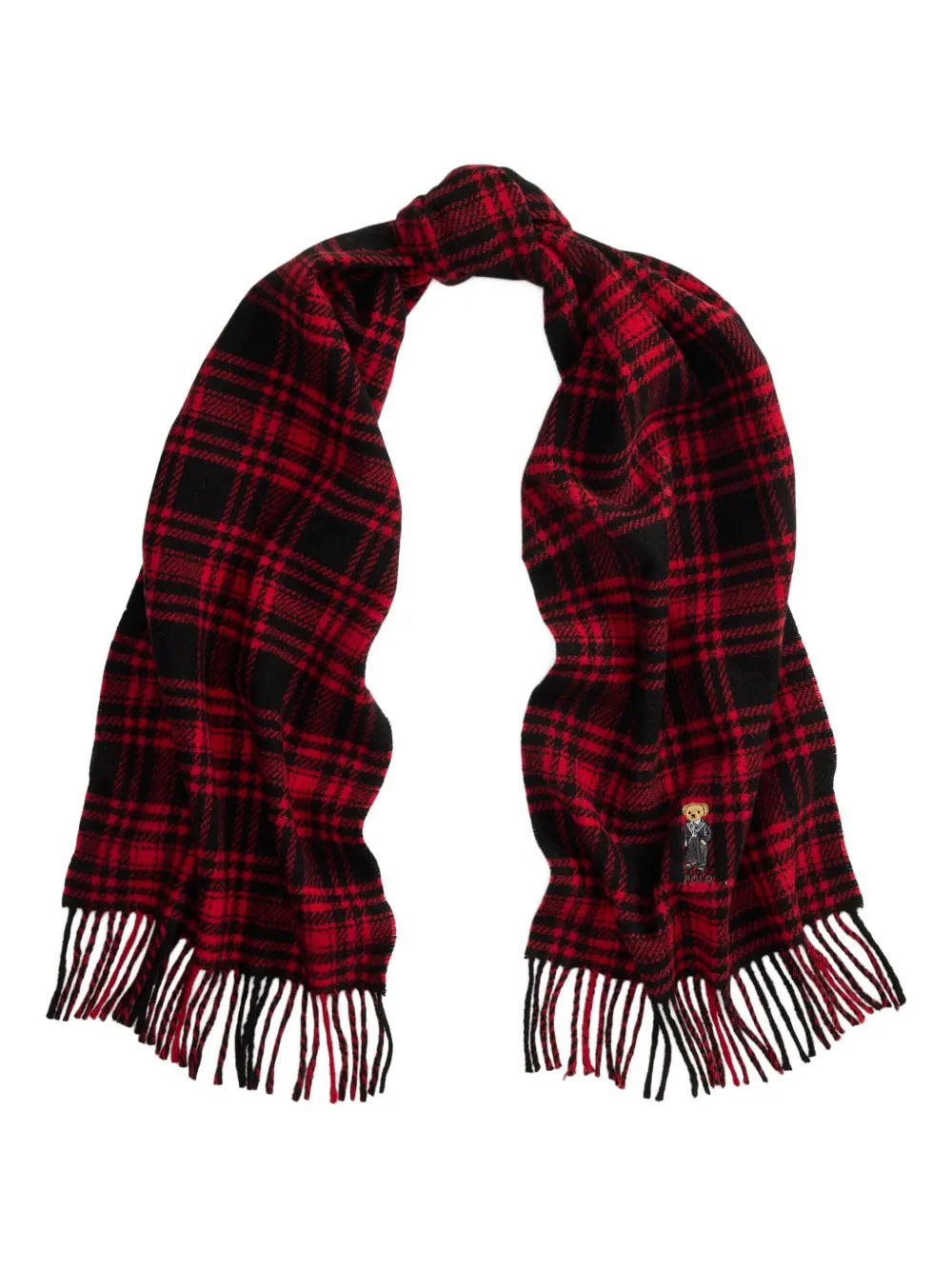 Polo Ralph Lauren Geruite sjaal Rood