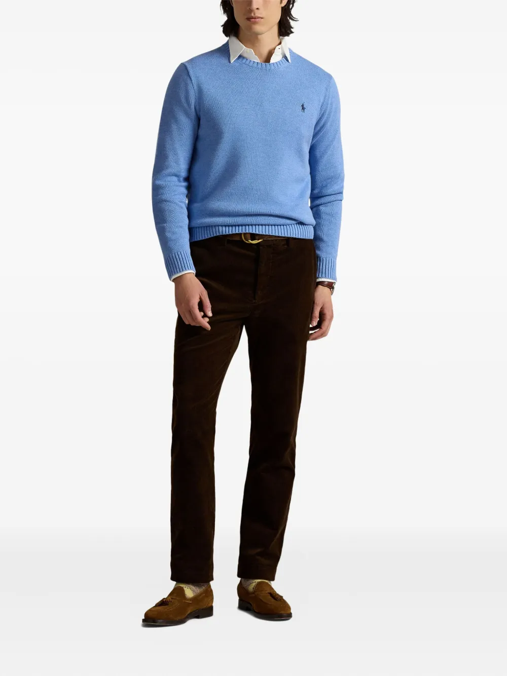 Polo Ralph Lauren pull en coton à col rond | Pulls | Image 2