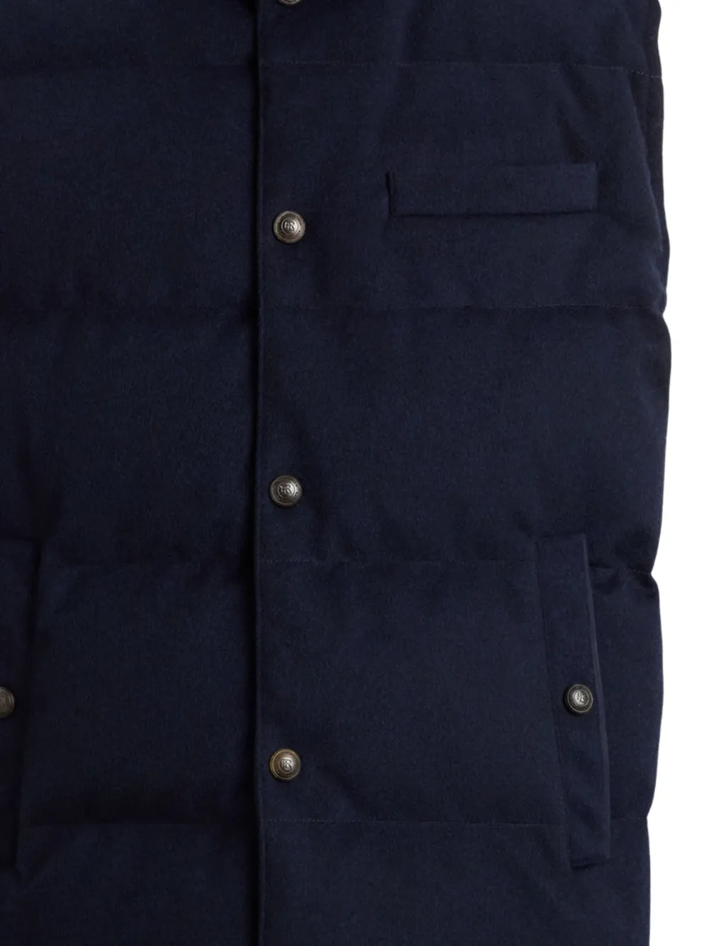 Ralph Lauren Purple Label Carleton gewatteerde bodywarmer Blauw