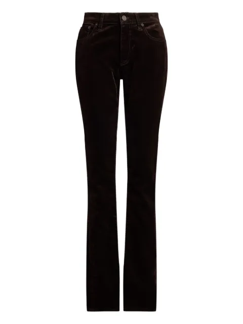 Ralph Lauren Collection velvet-textured trousers