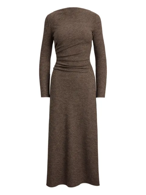 Ralph Lauren Collection long-sleeve wool midi dress