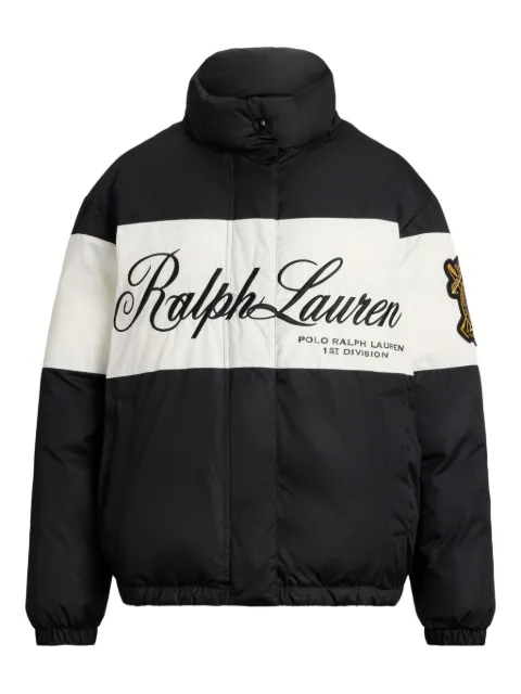 Polo Ralph Lauren script-logo panelled jacket