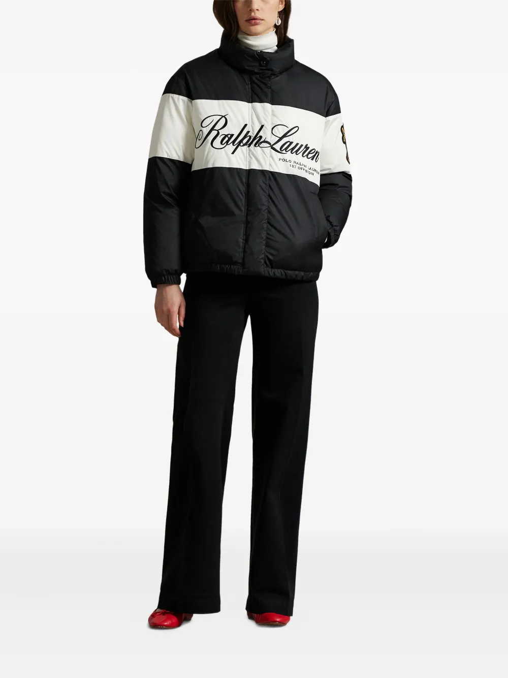 Polo Ralph Lauren script-logo panelled jacket | Down Jackets | Image 2