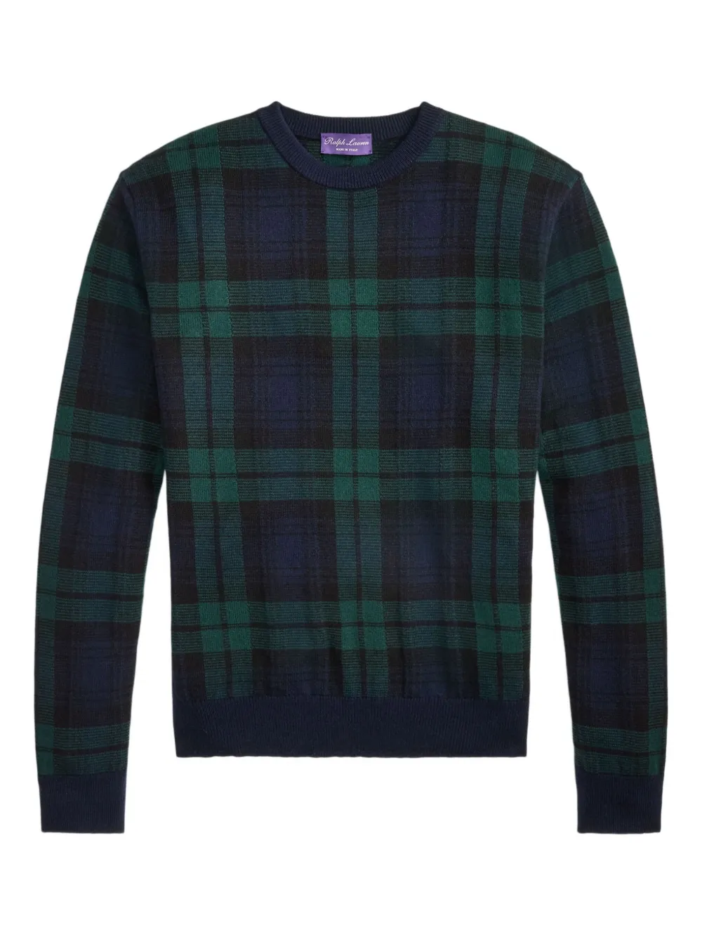 Ralph Lauren Purple Label チェック セーター - グリーン Ralph Lauren Purple Label チェック セーター - グリーン