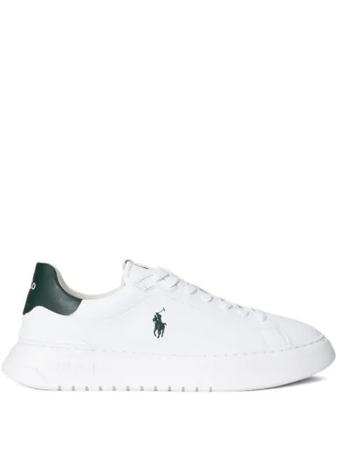 Polo Ralph Lauren polo player logo leather sneakers