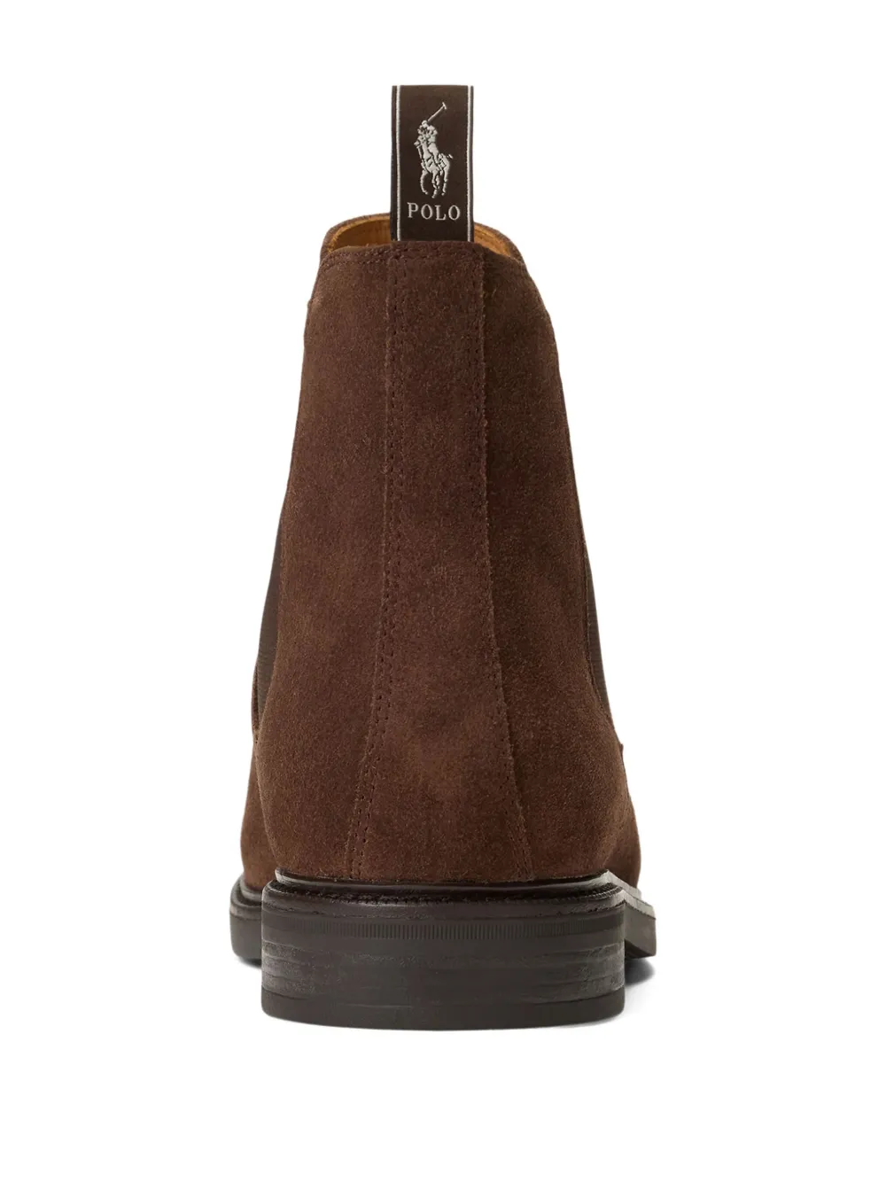 Polo Ralph Lauren Suede Elastic-panel Boots In Brown