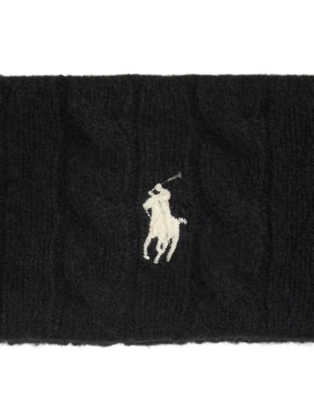 Polo Ralph Lauren cable-knit embroidered head band | Image 2