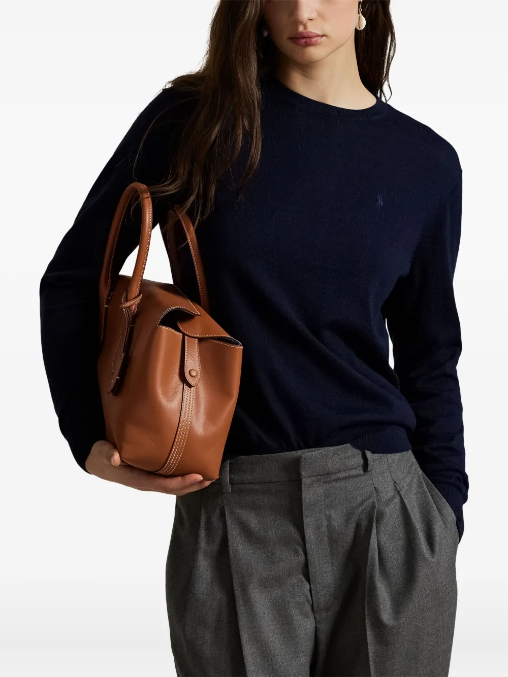 Polo Ralph Lauren Crew-neck Sweater In Blue