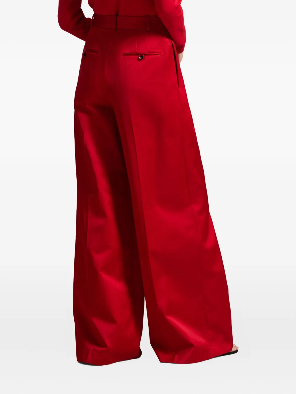 Polo Ralph Lauren Pleated Trousers In Red