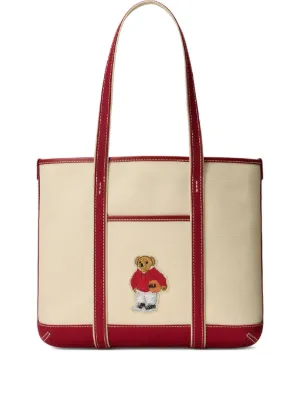Polo Ralph Lauren ポロベア キャンバストートバッグ | ニュートラル