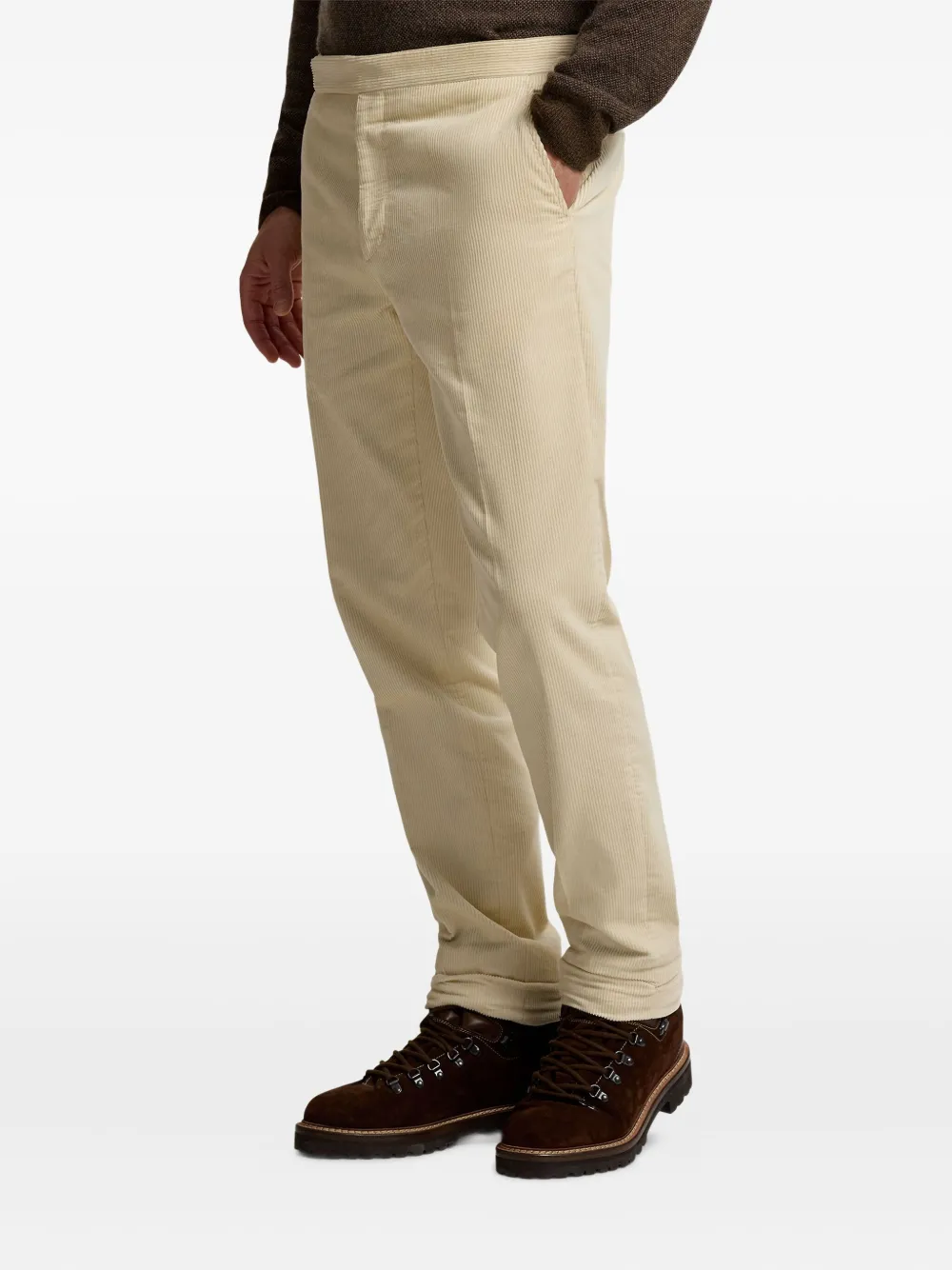 Ralph Lauren Ribbed-cord Trousers In Neutral