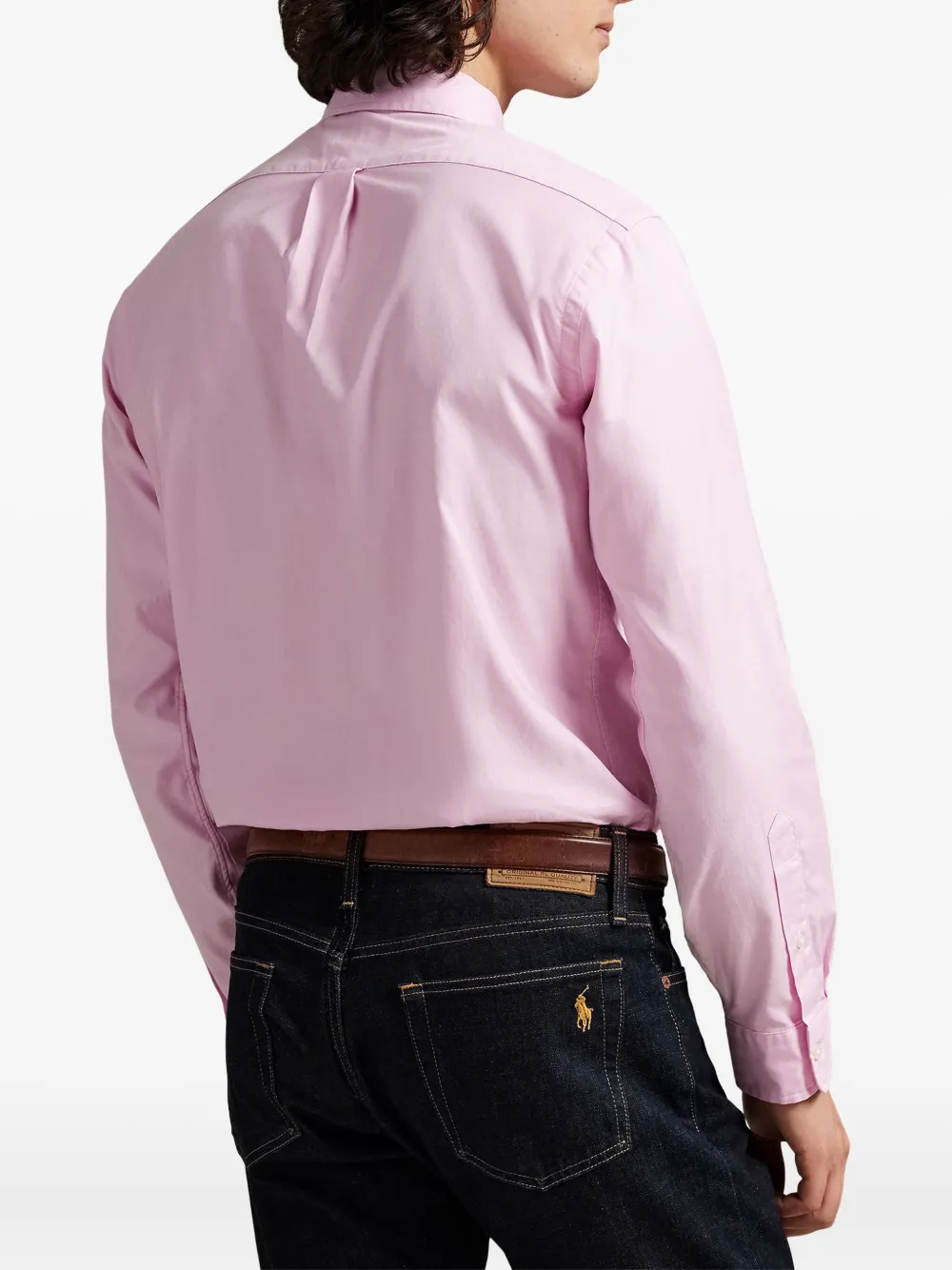 Polo Ralph Lauren Overhemd met geborduurd logo Roze