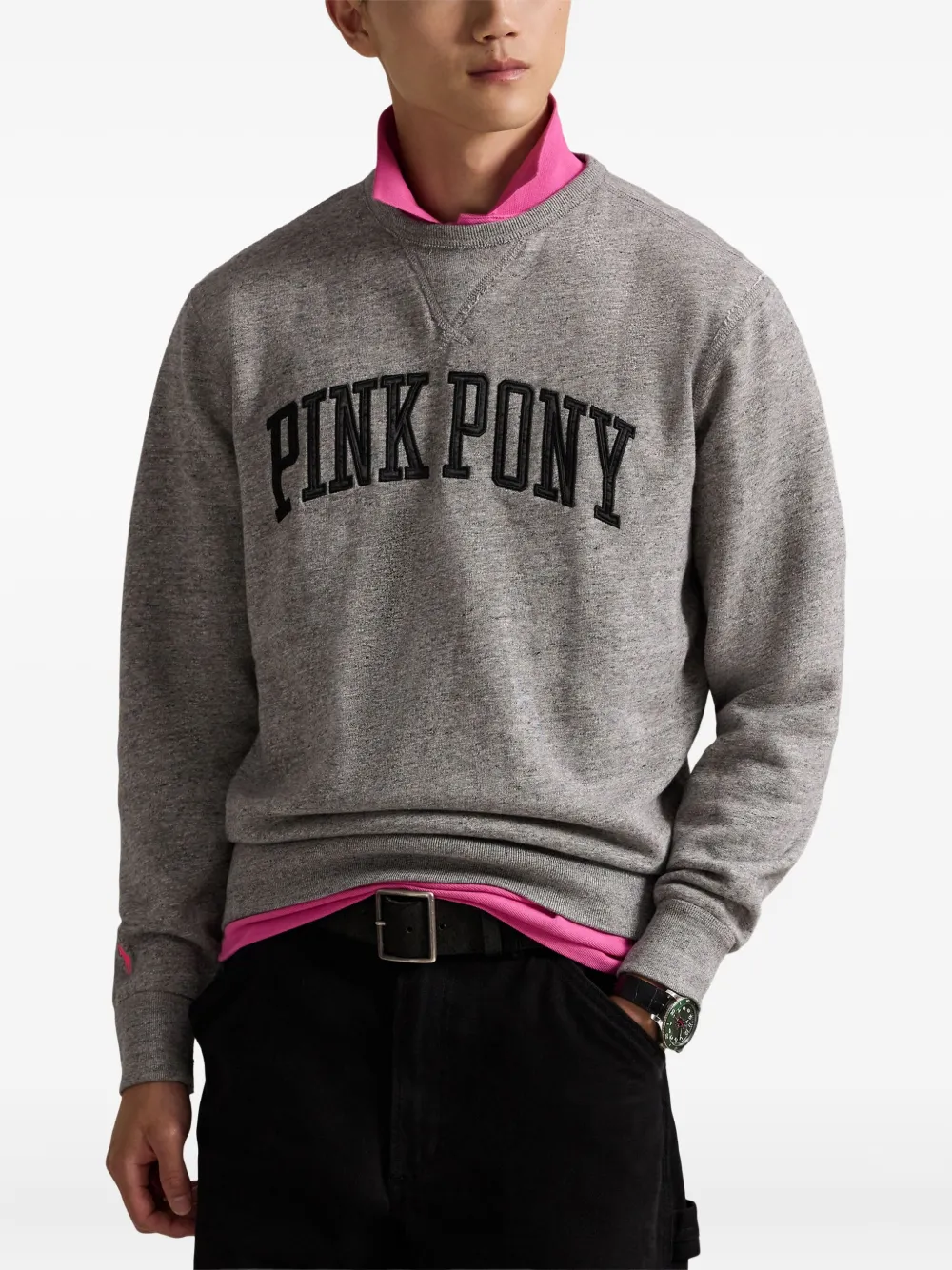 Polo Ralph Lauren Pink Pony sweater Grijs