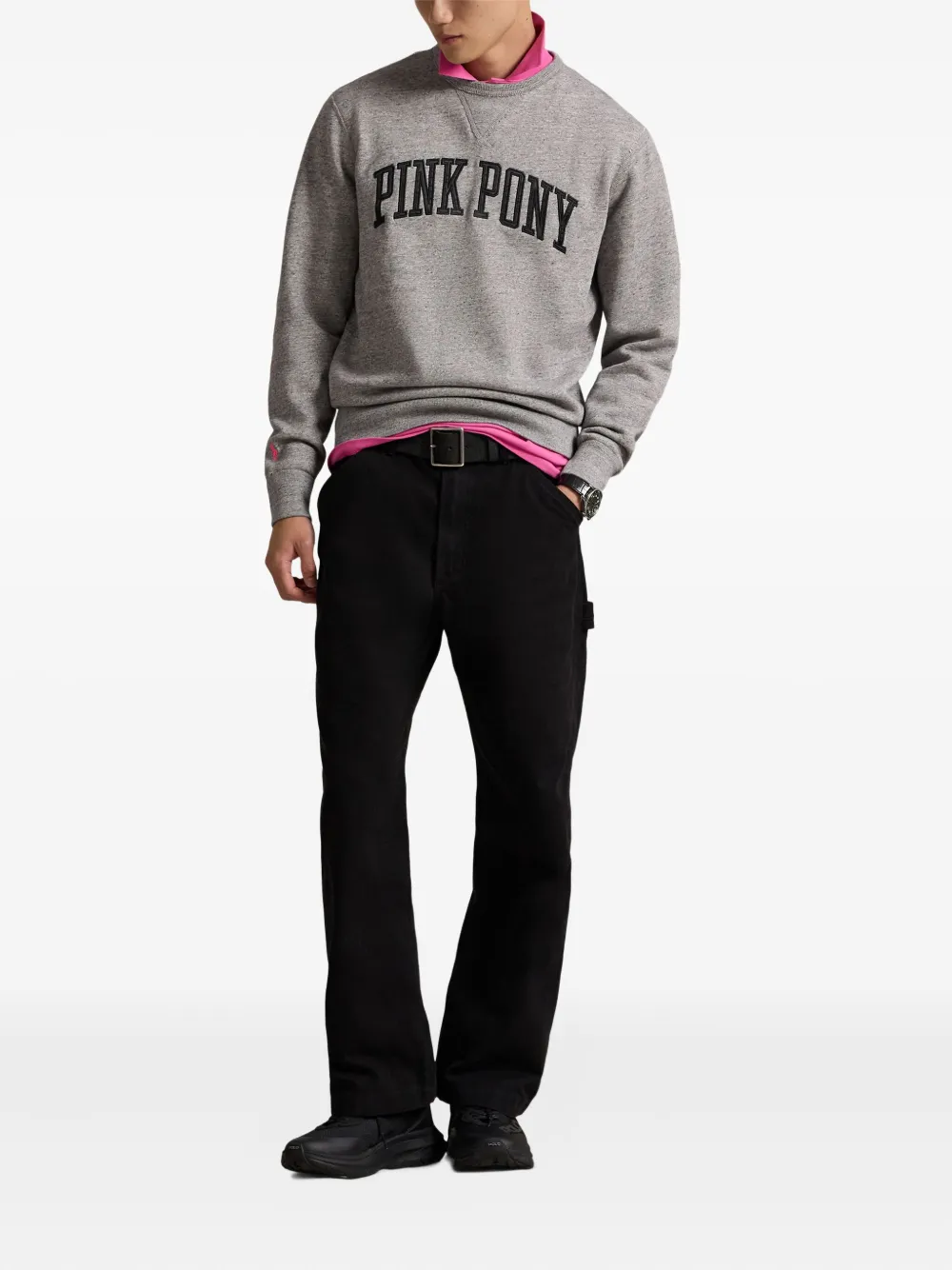 Polo Ralph Lauren Pink Pony sweater Grijs