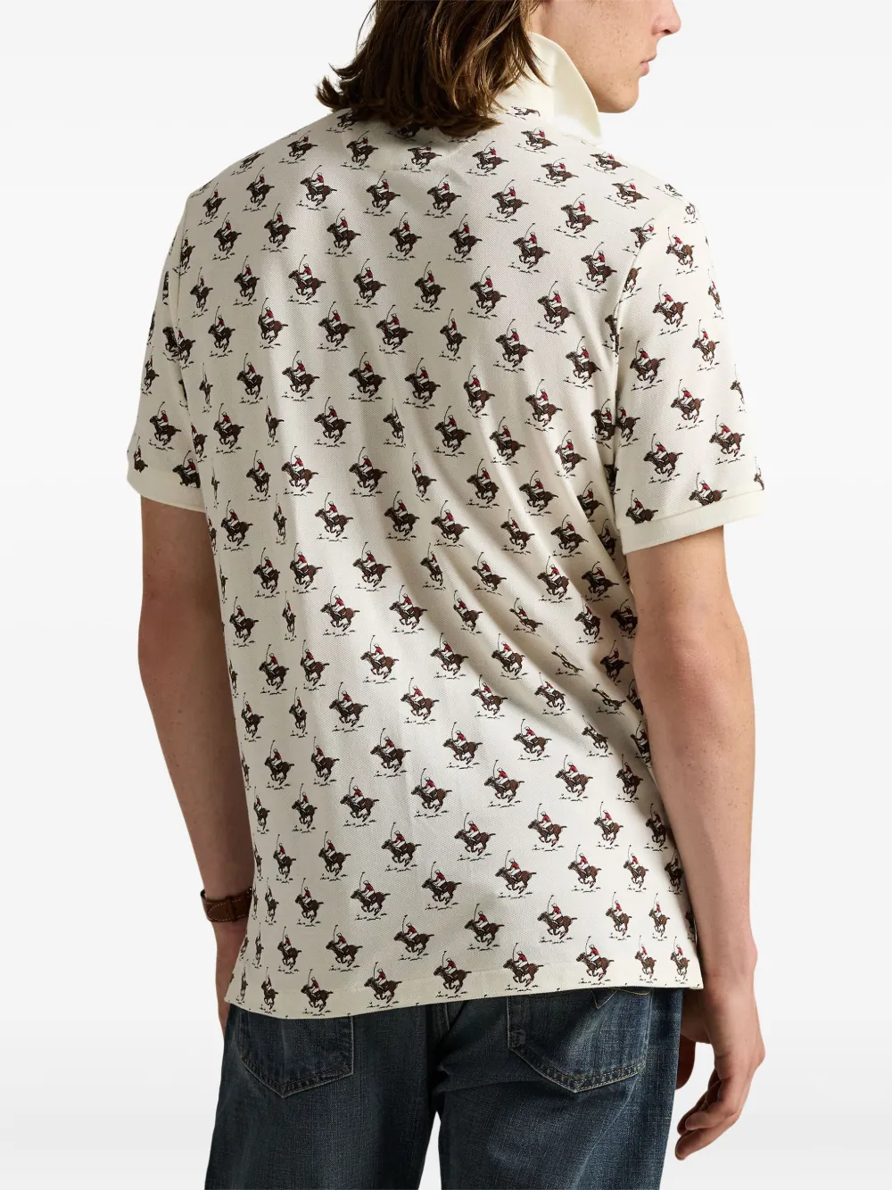 Polo Ralph Lauren Poloshirt met print Beige