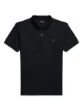 Polo Ralph Lauren zip-neck polo shirt - Black