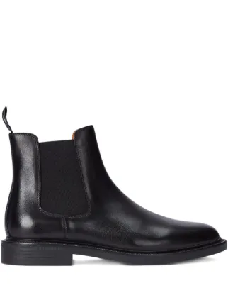 【定価38200円】Polo Ralph Lauren チェルシーブーツ Polo Ralph Lauren レザー チェルシーブーツ | ブラック | FARFETCH JP