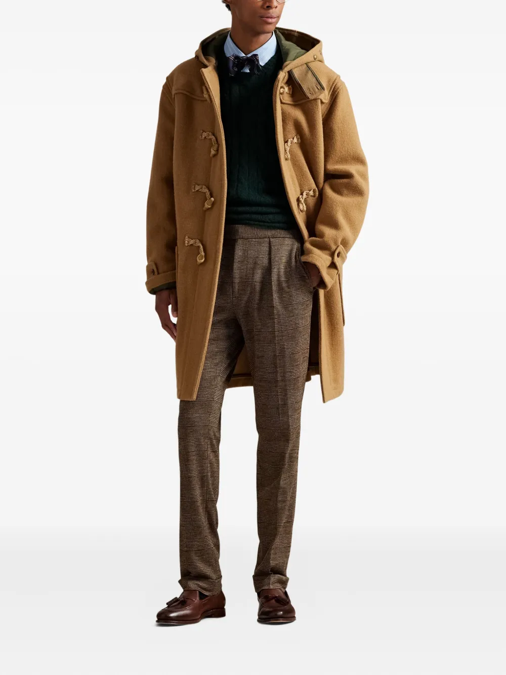 Polo Ralph Lauren Check-pattern Trousers In Brown