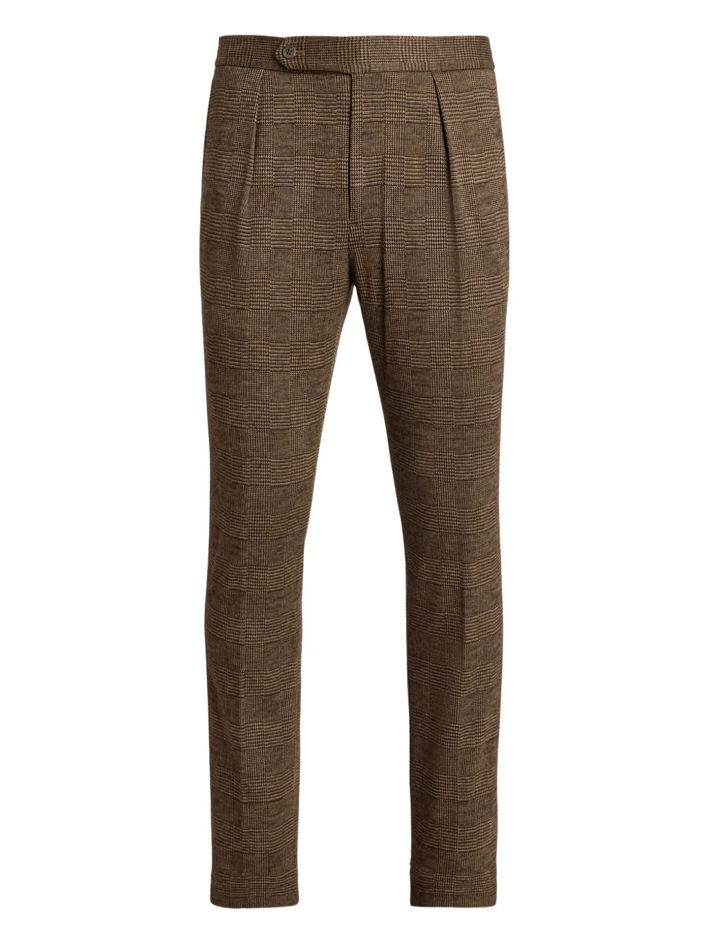 Polo Ralph Lauren Check-pattern Trousers In Brown