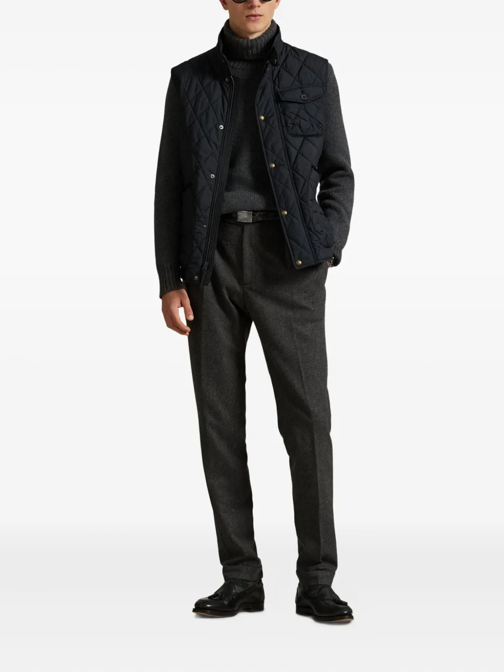Polo Ralph Lauren quilted logo-patch gilet | Waistcoats & Gilets | Image 2