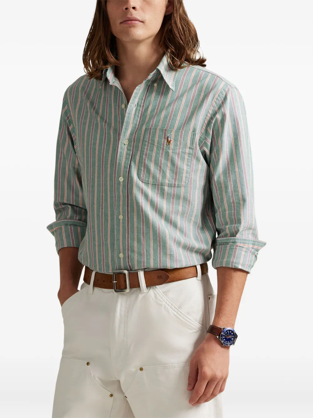 Polo Ralph Lauren Gestreept overhemd Groen