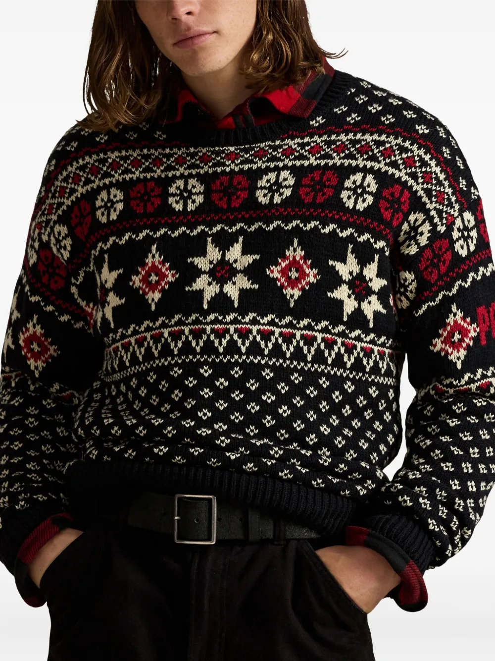 Polo Ralph Lauren フェアアイル セーター - ブラック Polo Ralph Lauren フェアアイル セーター - ブラック