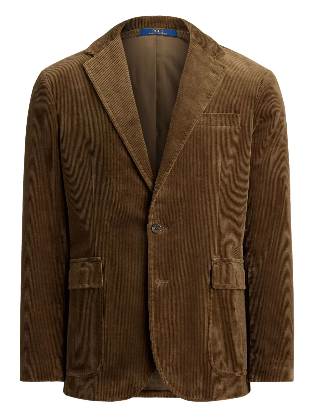 Polo Ralph Lauren Corduroy Single-breasted Blazer In Brown