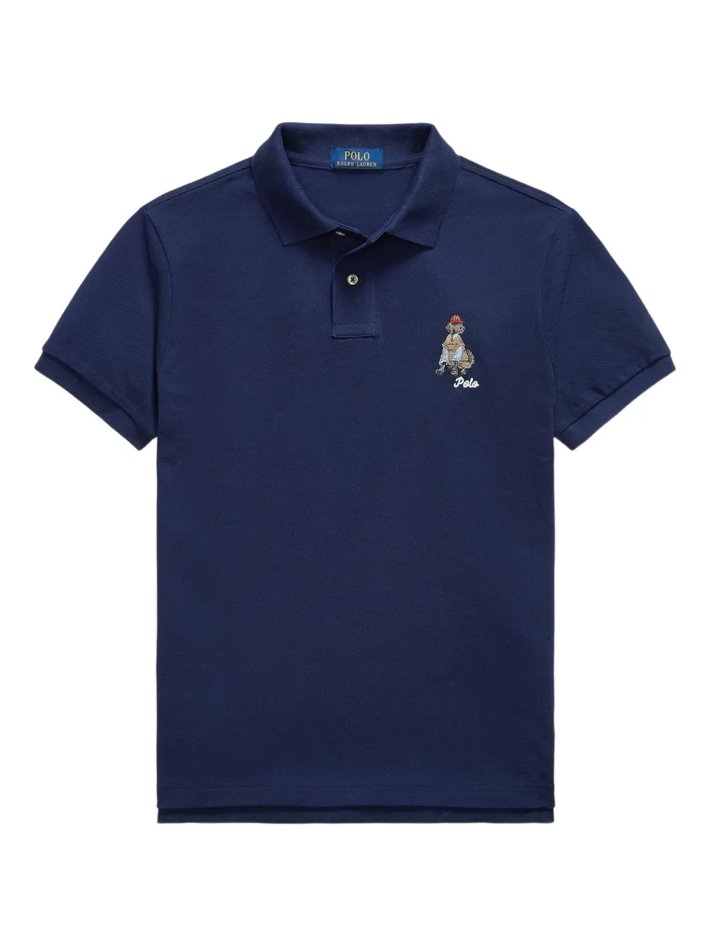 Polo Ralph Lauren エンブロイダリー ポロシャツ - ブルー Polo Ralph Lauren エンブロイダリー ポロシャツ - ブルー