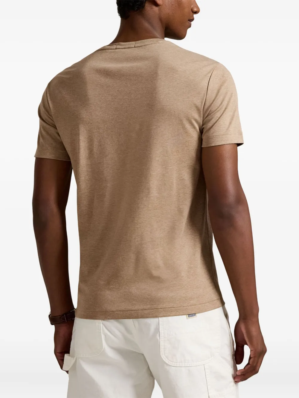 Polo Ralph Lauren T-shirt met geborduurd logo Bruin